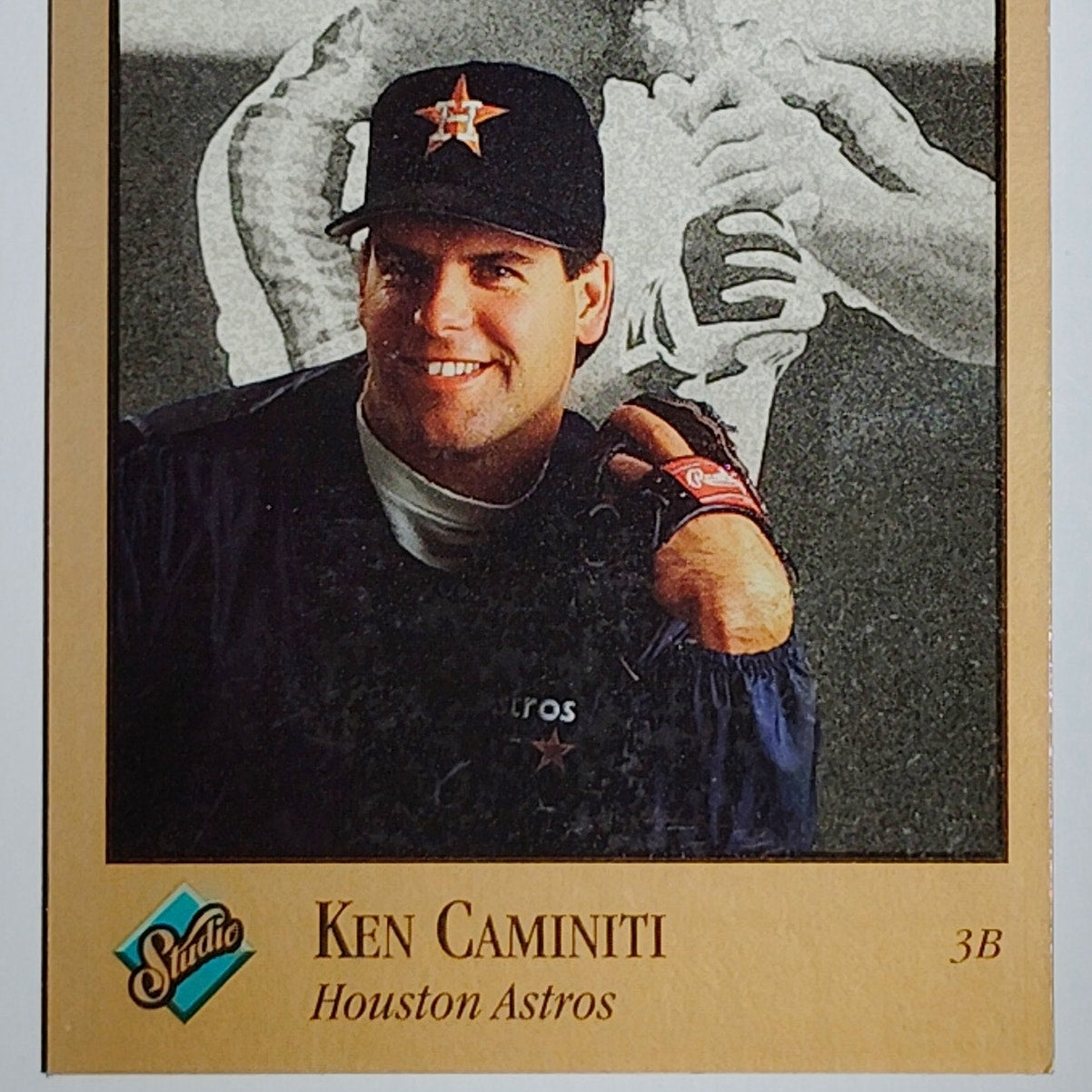 1992 Leaf Studio Ken Caminiti Card #33 Houston Astros 3B VG/EX