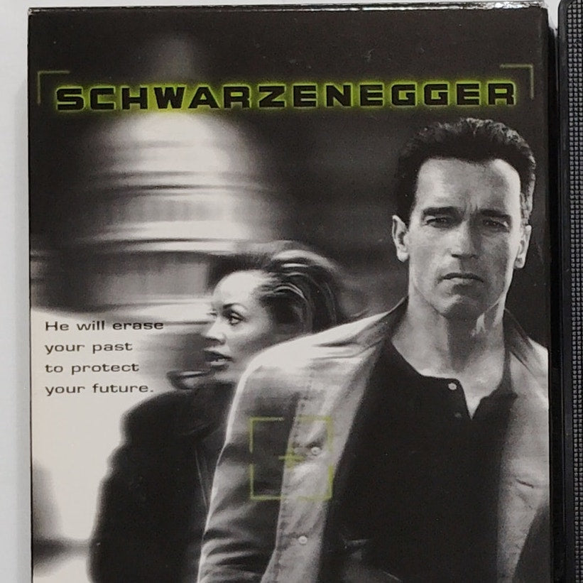 Eraser 1996 VHS Arnold Schwarzenegger Action Thriller Movie Vintage Video Tape