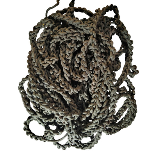 45 Ft Single Cord Paracord Chain – Type III 550 Nylon, Tactical Utility Rope