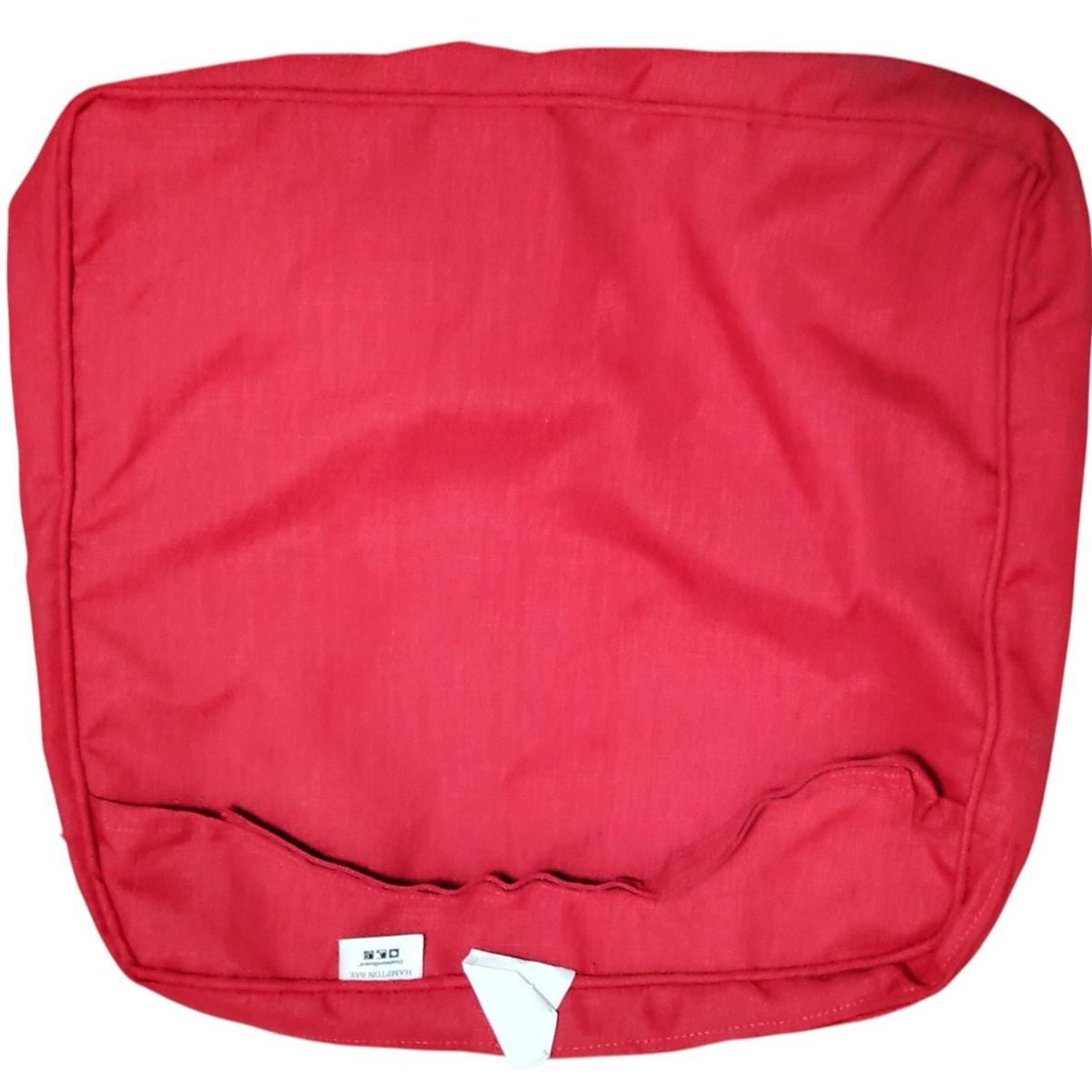 Outdoor Cushion Slipcover – 20" W × 19" D × 3" H, Red CushionGuard Fabric