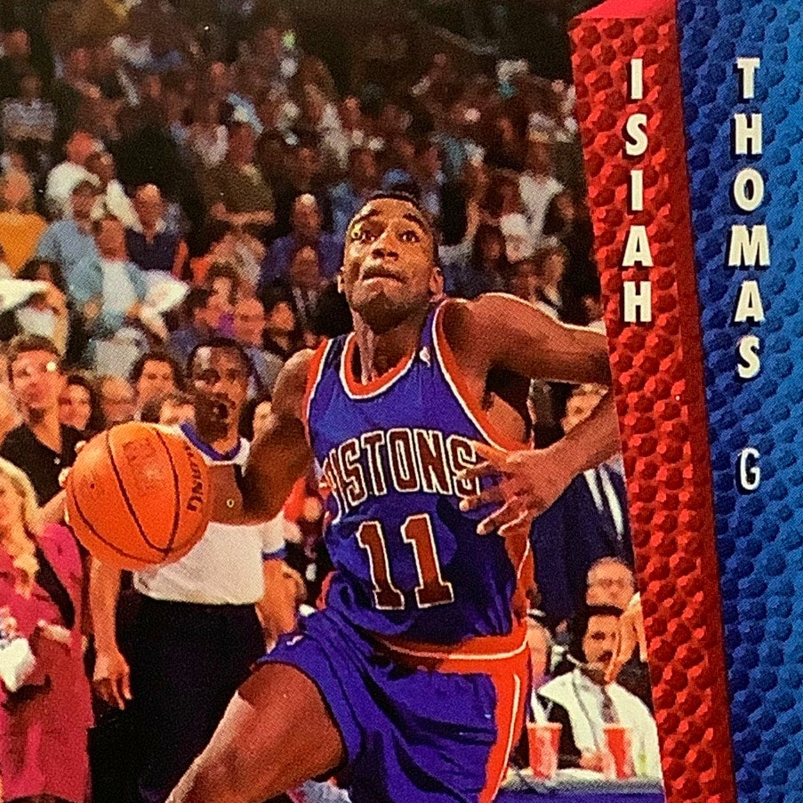 Isiah Thomas (G), Card #69, Detroit Pistons, 1992-93 Fleer NBA