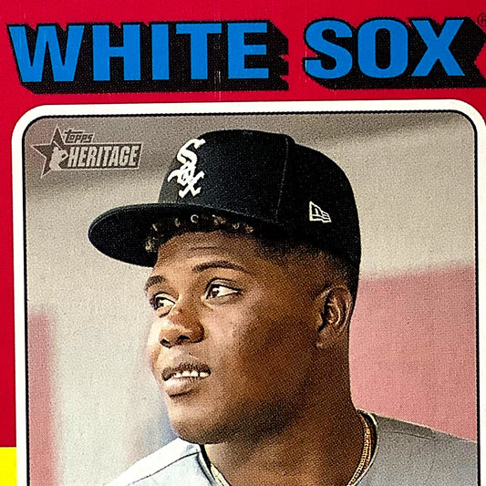 2024 Topps Heritage - Oscar Colas, Chicago White Sox OF, Card #218, NM+