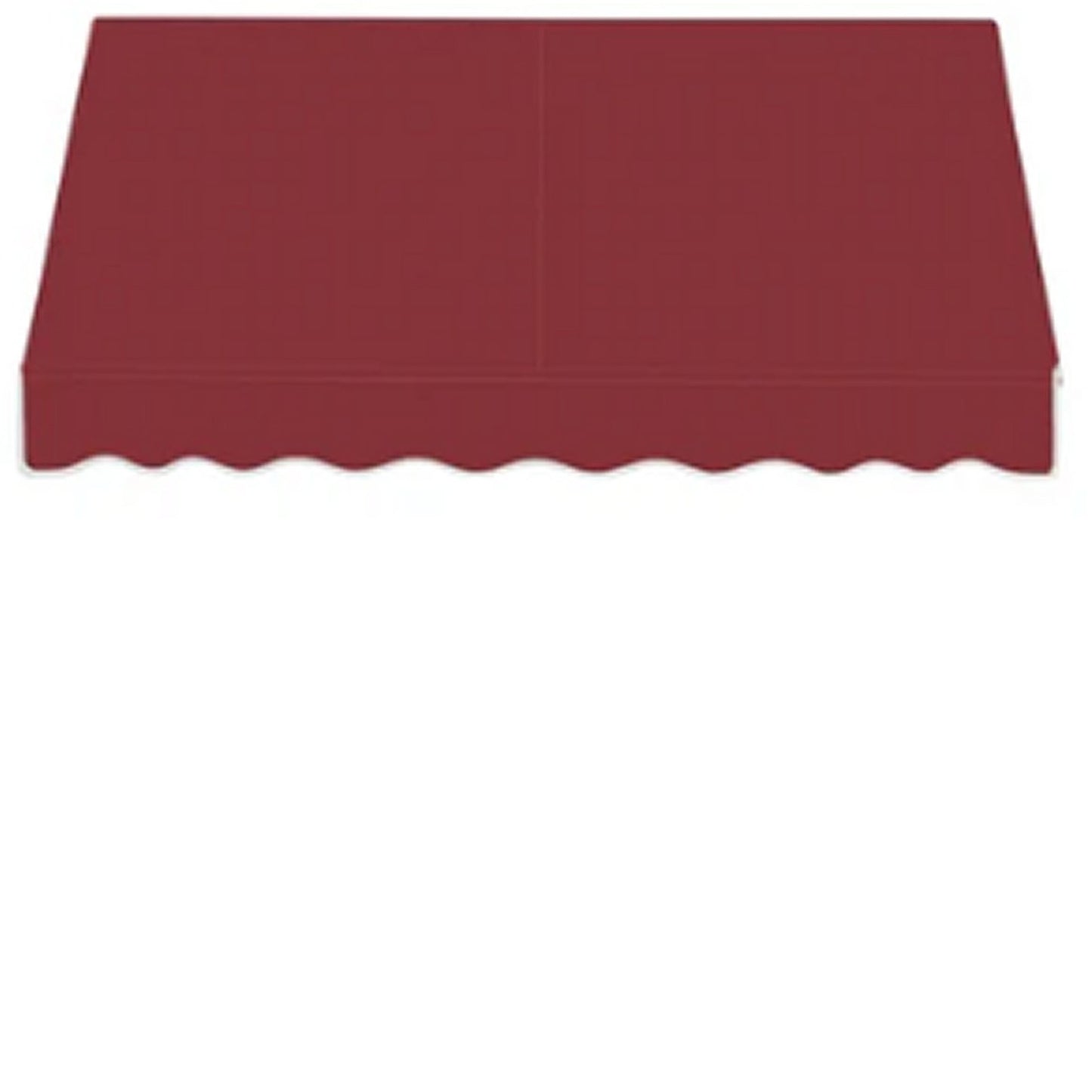 Awntech Dallas Retro Fixed Awning 10.38 ft x 16" x 30" Burgundy, Acrylic Fabric