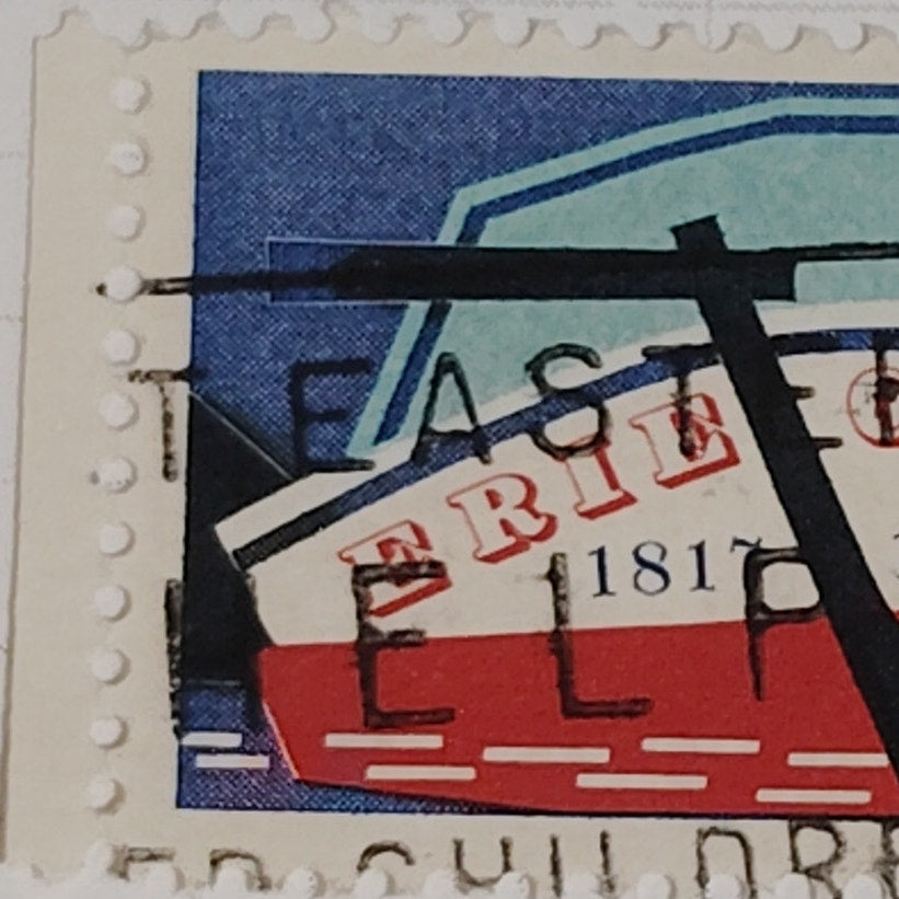 1967 Scott #1325 – 5¢ Erie Canal Sesquicentennial / Canal Boat – Canceled