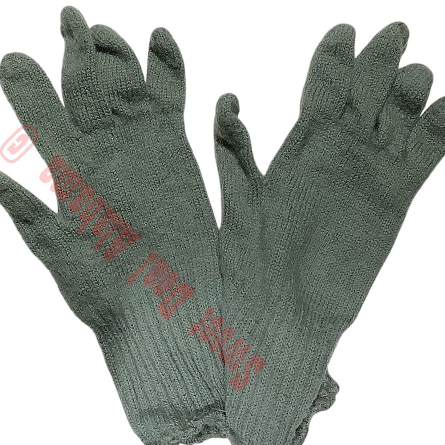 VTG Medium Wool Military Issue Cold Weather Glove Inserts, Personal Field Gear