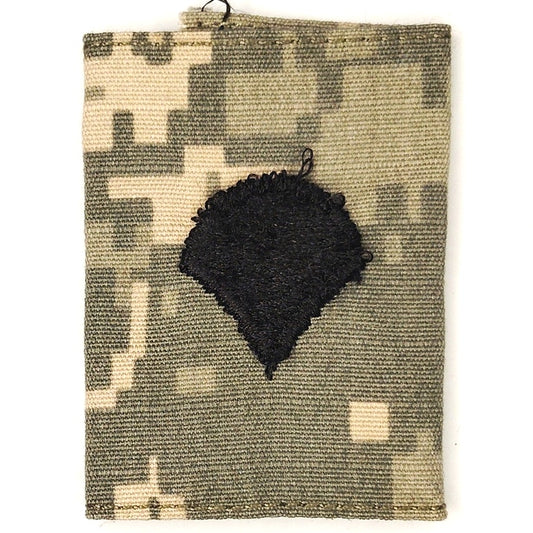 Vintage US Army Specialist SPC E‑4 Rank Loop Patch ACU Digital 4" × 2‑3/8" NOS