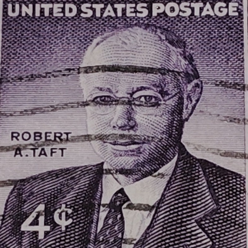 1960 Scott #1161 – 4¢ Robert A. Taft / Mr. Republican – Canceled