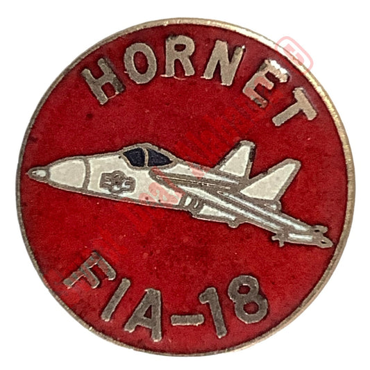 Vintage Navy F/A 18 Hornet Hat, Lapel, or Tie Pin 1"D