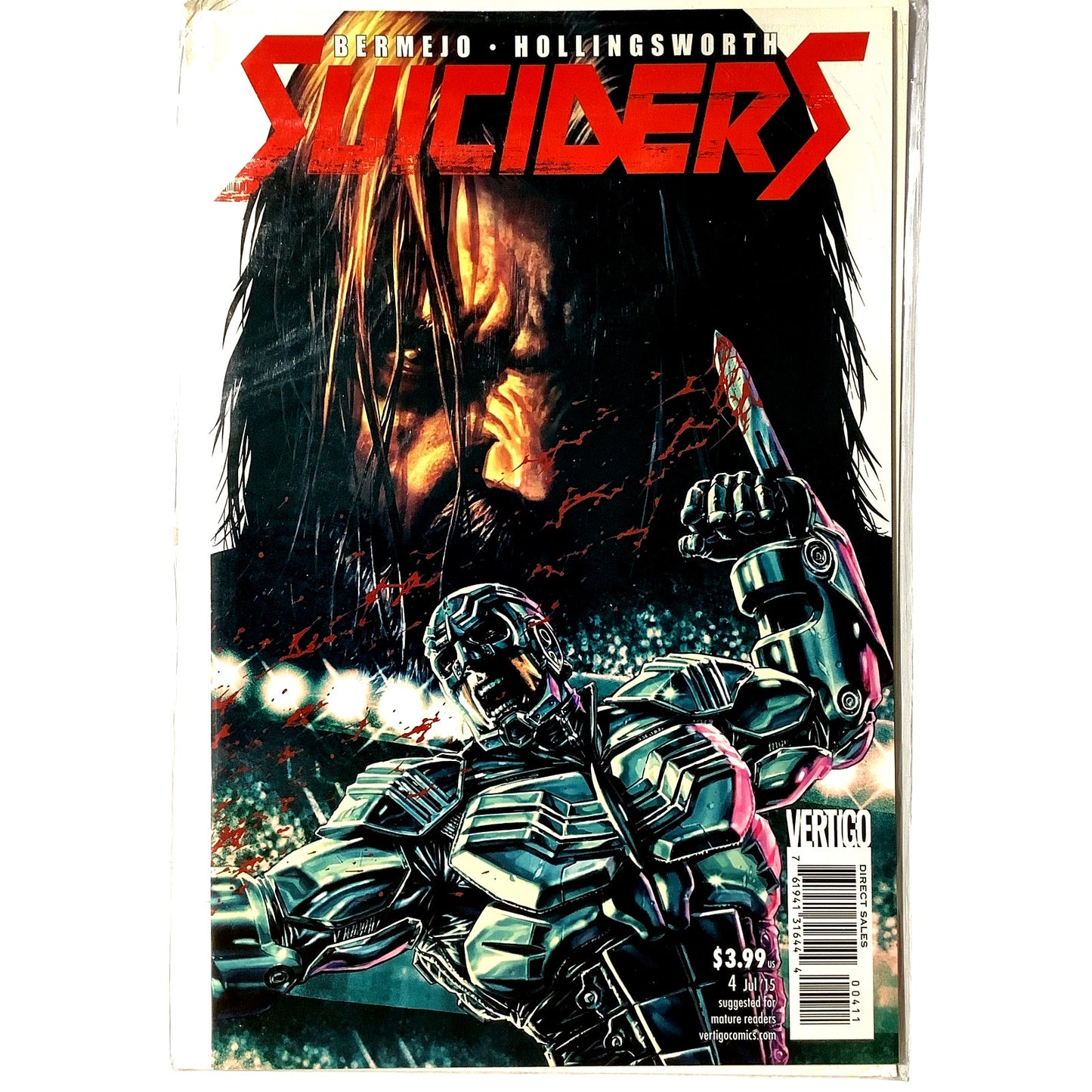 DC/Vertigo Comics, Suiciders #4, Jul 2015, NM 9.4