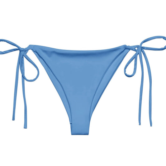Light Blue Tie‑Side Bikini Bottoms – Small – NWOT