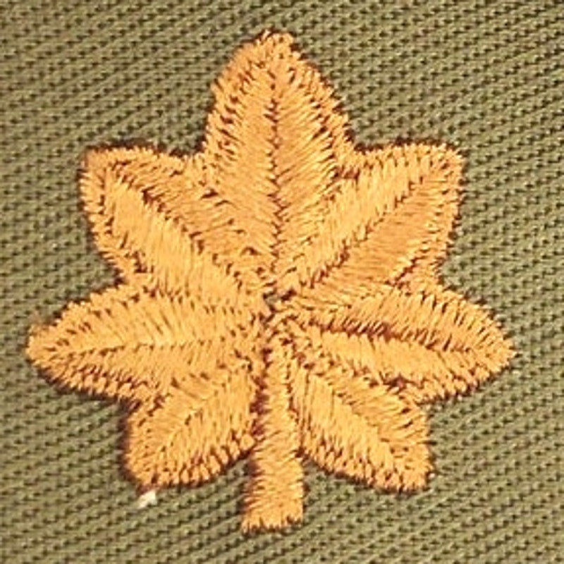 US Navy Coast Guard LCDR O‑4 Rank Patch Pair Subdued ODG 2‑1/4" × 4‑1/2" Vintage