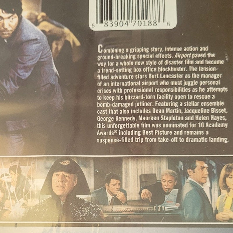 Airport DVD 1970 Disaster Drama – Burt Lancaster, Dean Martin
