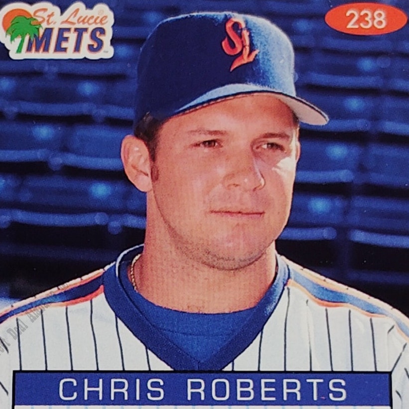 Chris Roberts, St. Lucie Mets, No. 238,  93-94 Fleer Excel Minor Leagues