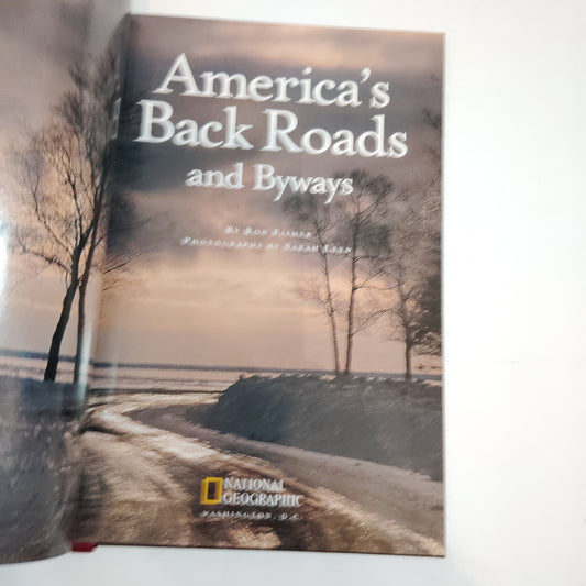 America's Back Roads & Byways National Geo DLX Hardcover Edition – Vintage 2000