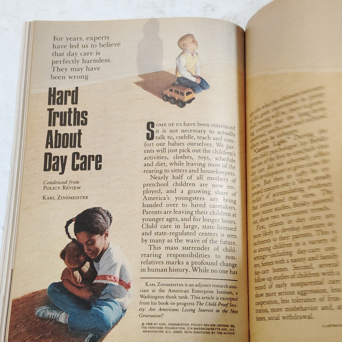 Reader's Digest October 1988 Magazine - Candidates Debate Election Issue