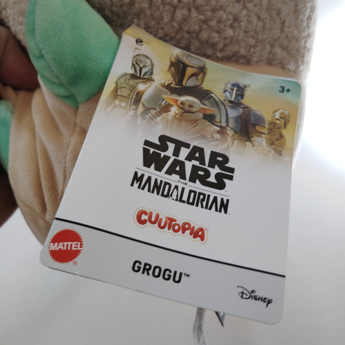 Star Wars Mandalorian Grogu Cuutopia Plush 10" Baby Yoda Mattel Toy
