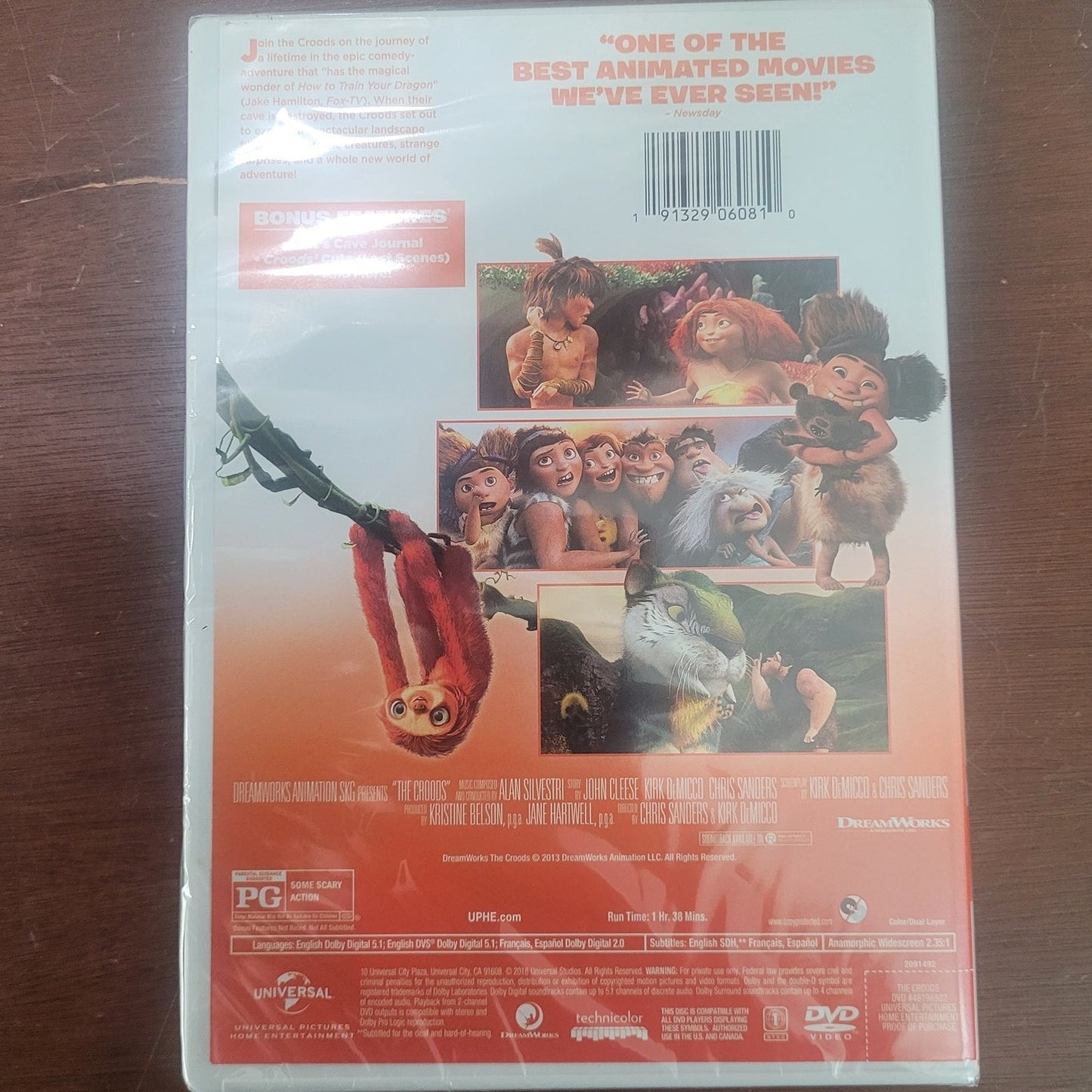 The Croods (DVD, 2013) DreamWorks Animated Family Adventure