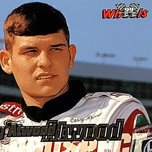 Casey Atwood, Top Prospect #17, Castrol GTX, 1999 Wheels Rookie Card #99, NASCAR