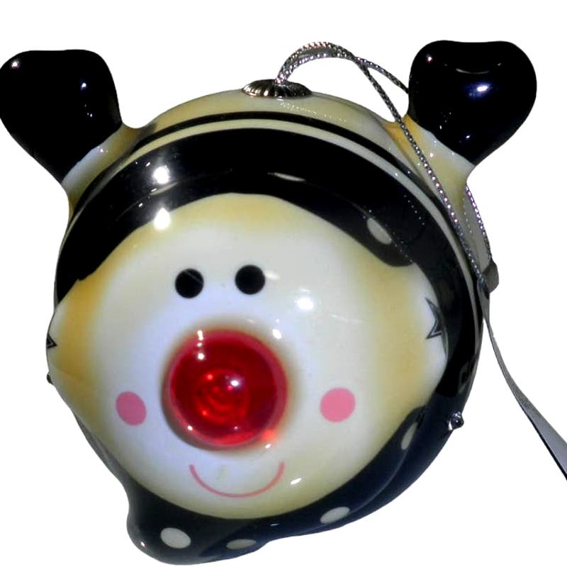 Dallas Cowboys NFL Licensed LED Santa and Snowman Christmas Ornaments
