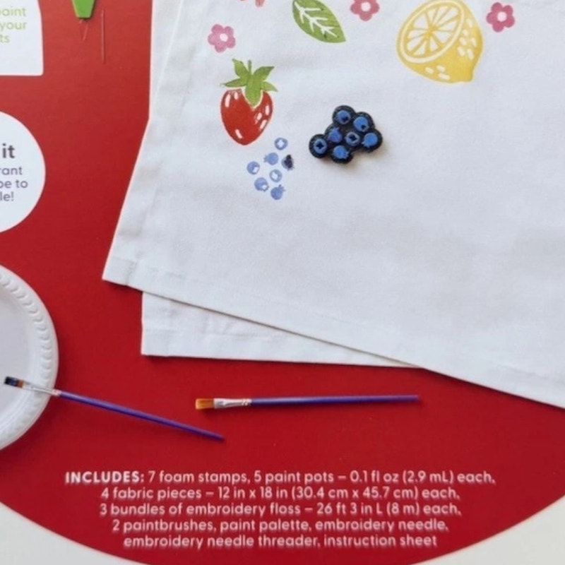 Kids Crafts - 4‑CT Stamp‑Printed Placemats Craft Kit – Mondo Llama