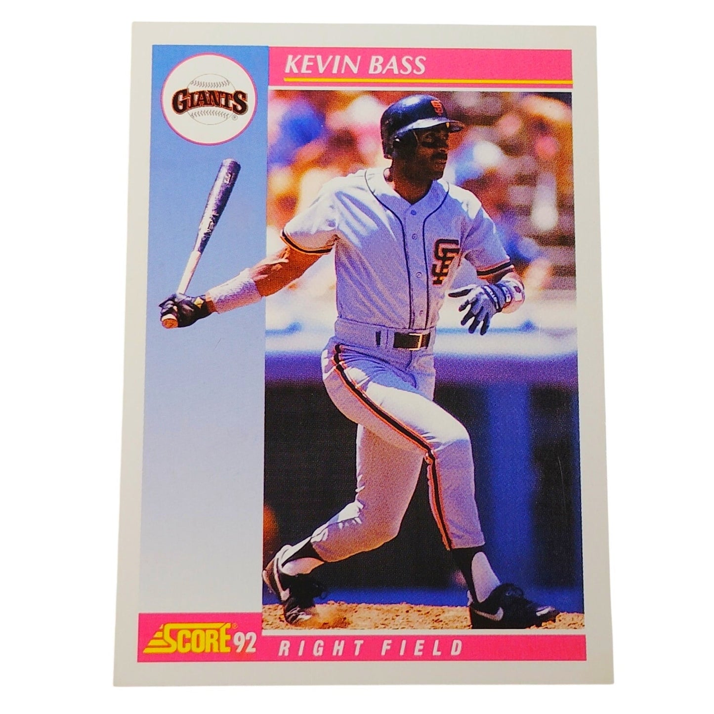 1992 Score Kevin Bass #139 San Francisco Giants Outfielder MLB Baseball NM
