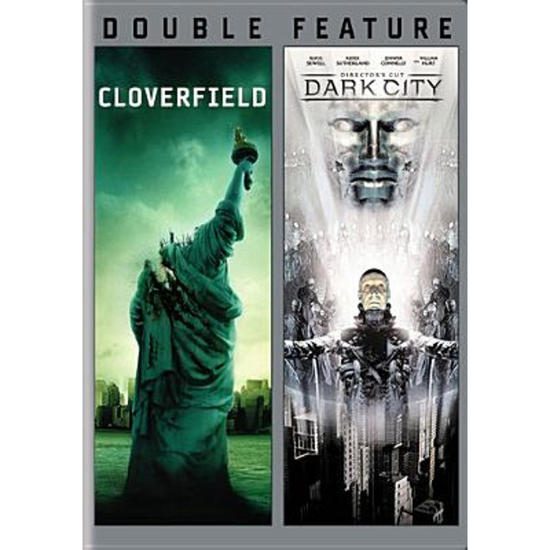 Dbl Feature: Cloverfield / Dark City Directors Cut DVD  Sci Fi Thriller Mystery