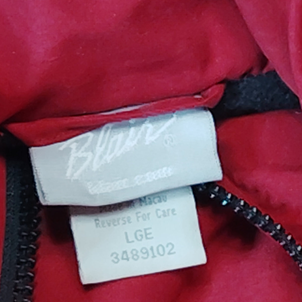 Blair L Red Insulated Hooded Parka Coat - Polyester Shell Winter Jacket