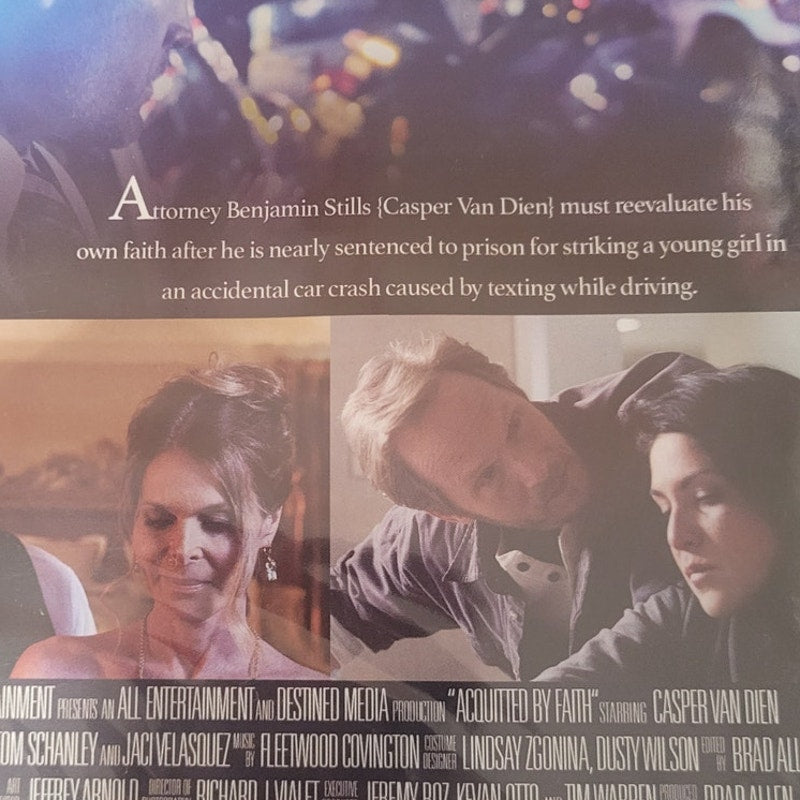 Acquitted by Faith DVD 2020 Christian Legal Drama Courtroom Redemption