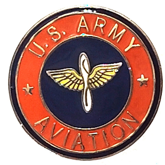 Army Aviation Branch Winged Propeller Novelty Hat/Lapel/Brooch Metal Enamel Pin