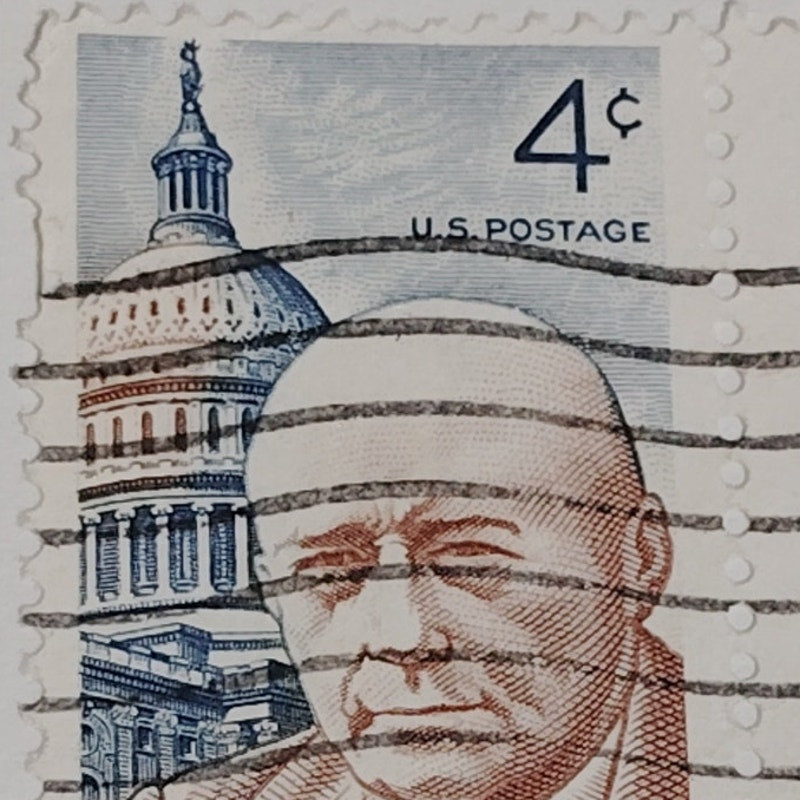 1962 Scott #1202 – 4¢ Sam Rayburn / Speaker of the House – Canceled