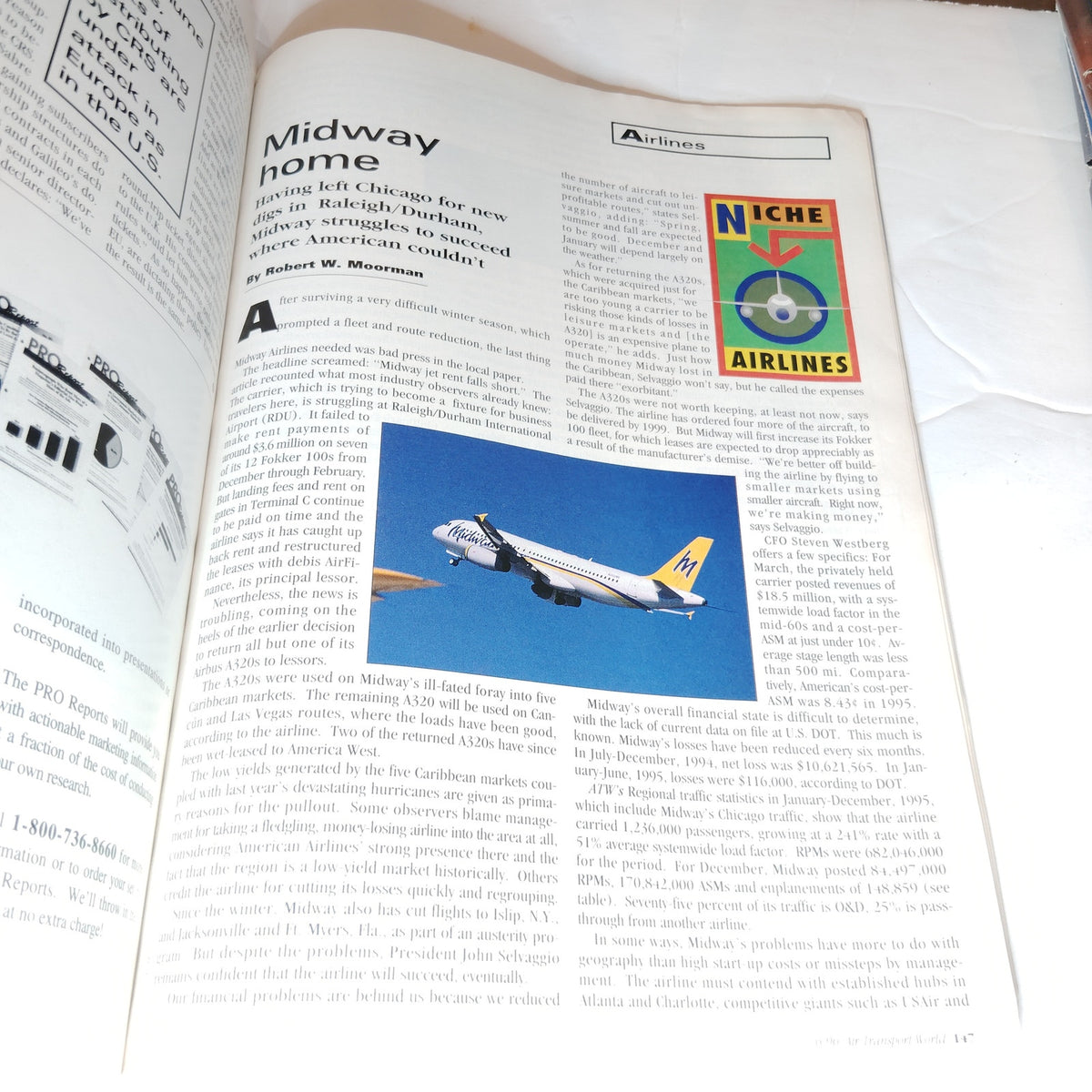 Air Transport World Magazine - June 1996 - Into the Clear Aviation