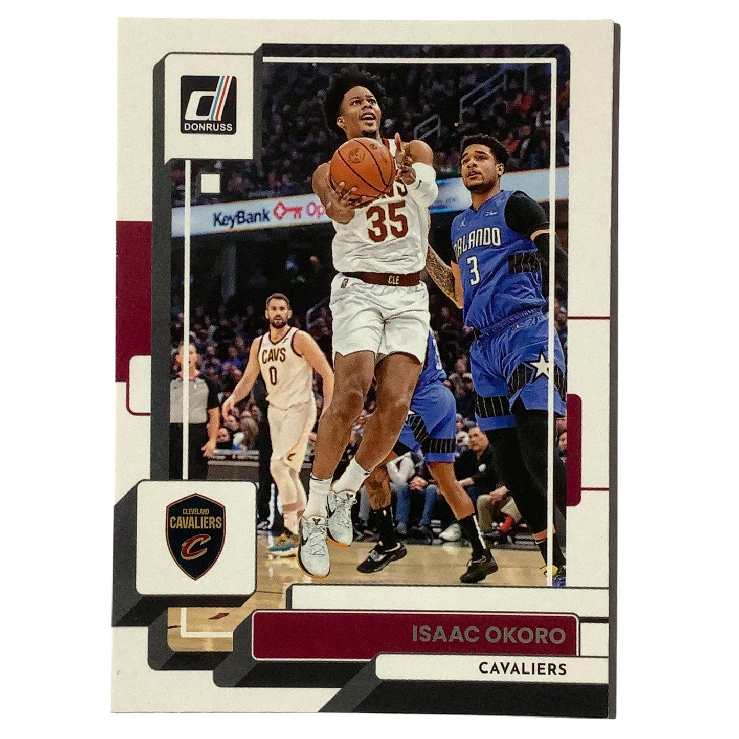 Isaac Okoro, Cleveland Cavaliers, Card #39, 2022-23 NBA Panini-Donruss