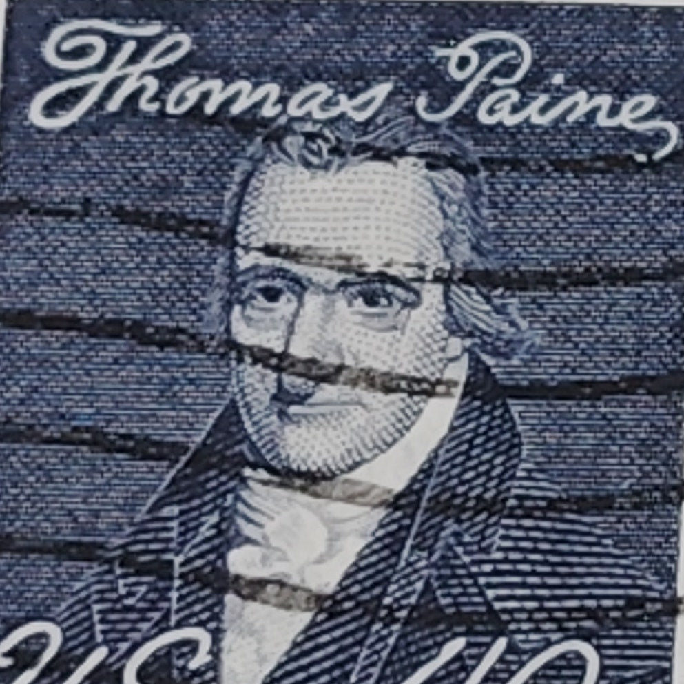 1968 40¢ Thomas Paine Stamp – Prominent Americans Series – Scott #1292 – Author