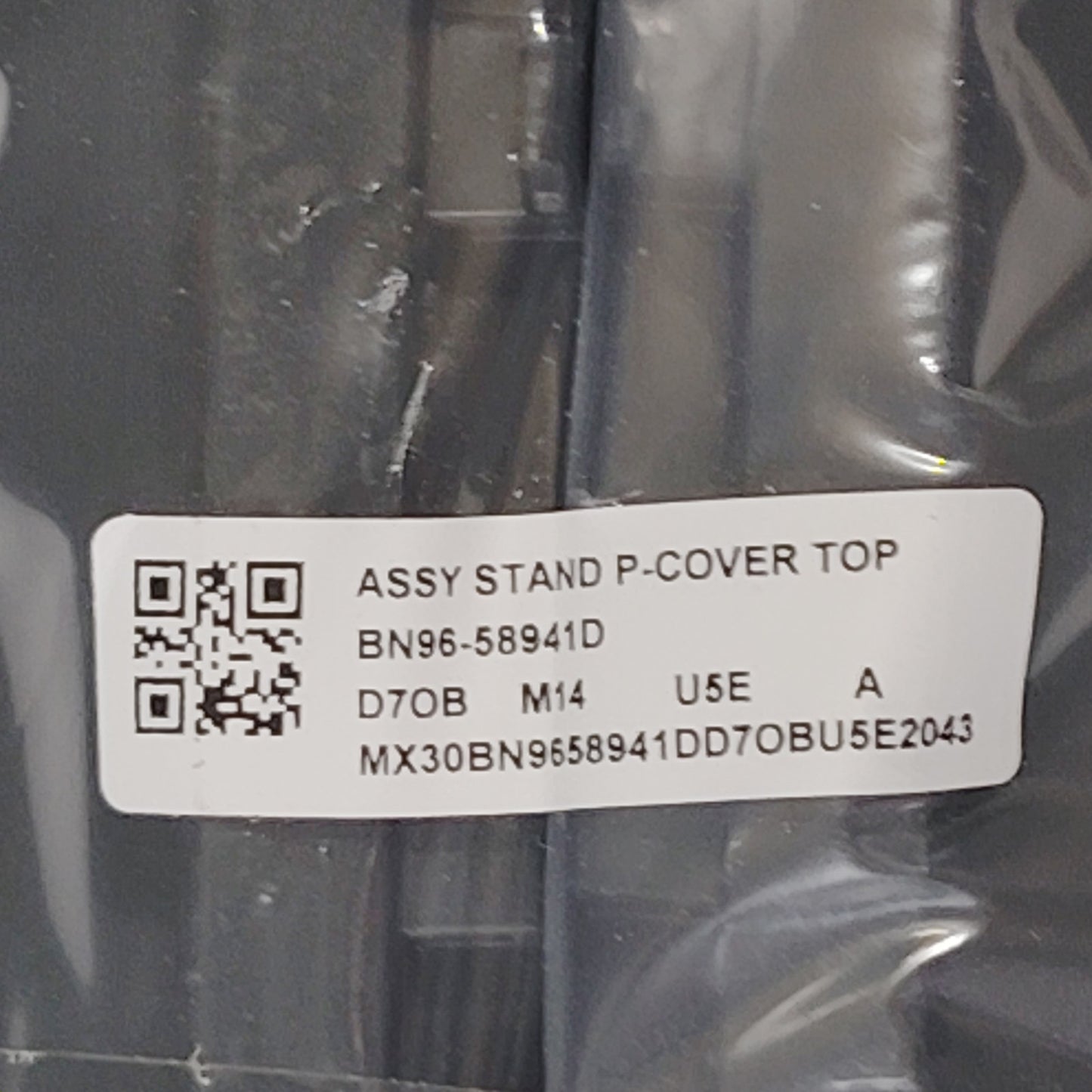 Samsung Stand P-Cover Top BN96-58941D OEM D70B M14 U5E MX30BN9658941D DU7200