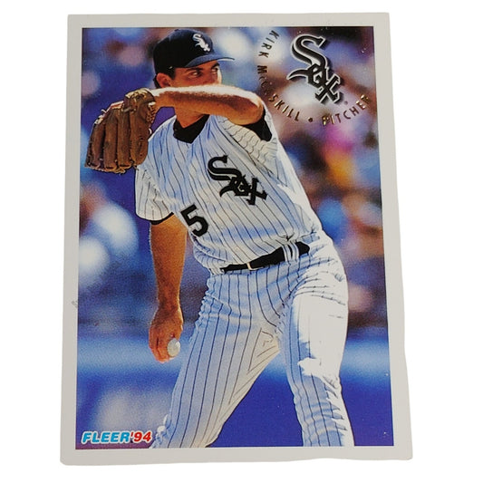 Kirk McCaskill, Chicago White Sox, #88,  1994 Fleer Baseball Collector's Card