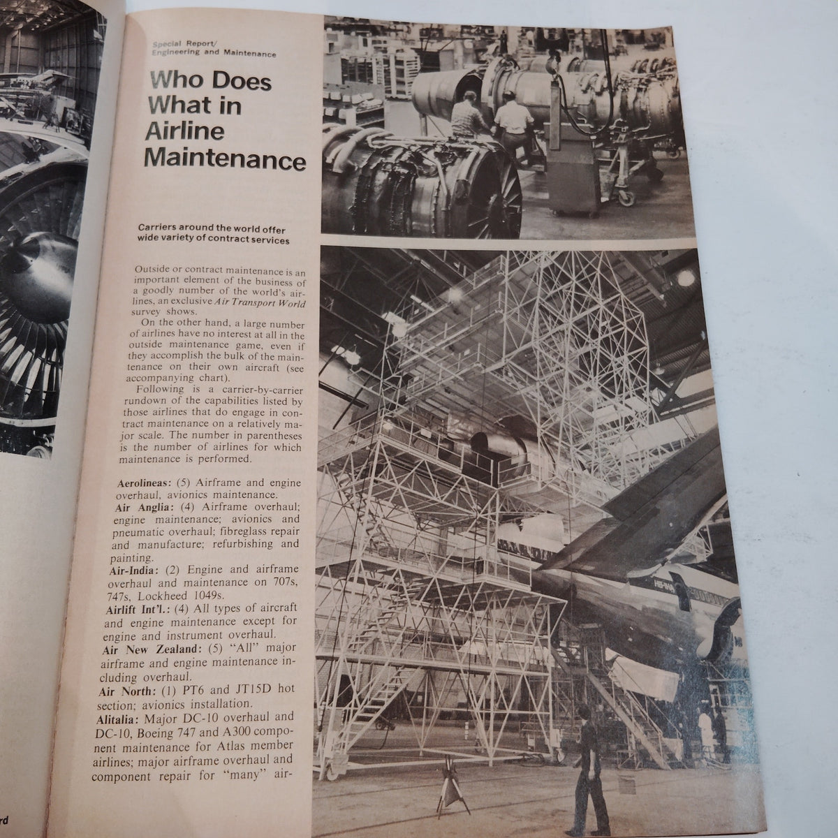 Air Transport World Magazine - September 1977 - Southern Airways Vintage