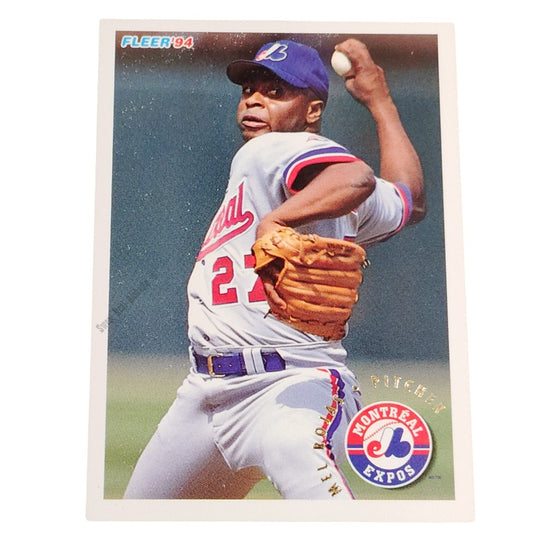 Mel Rojas, Montreal Expos, #548, 1994 Fleer Baseball Collector's Card