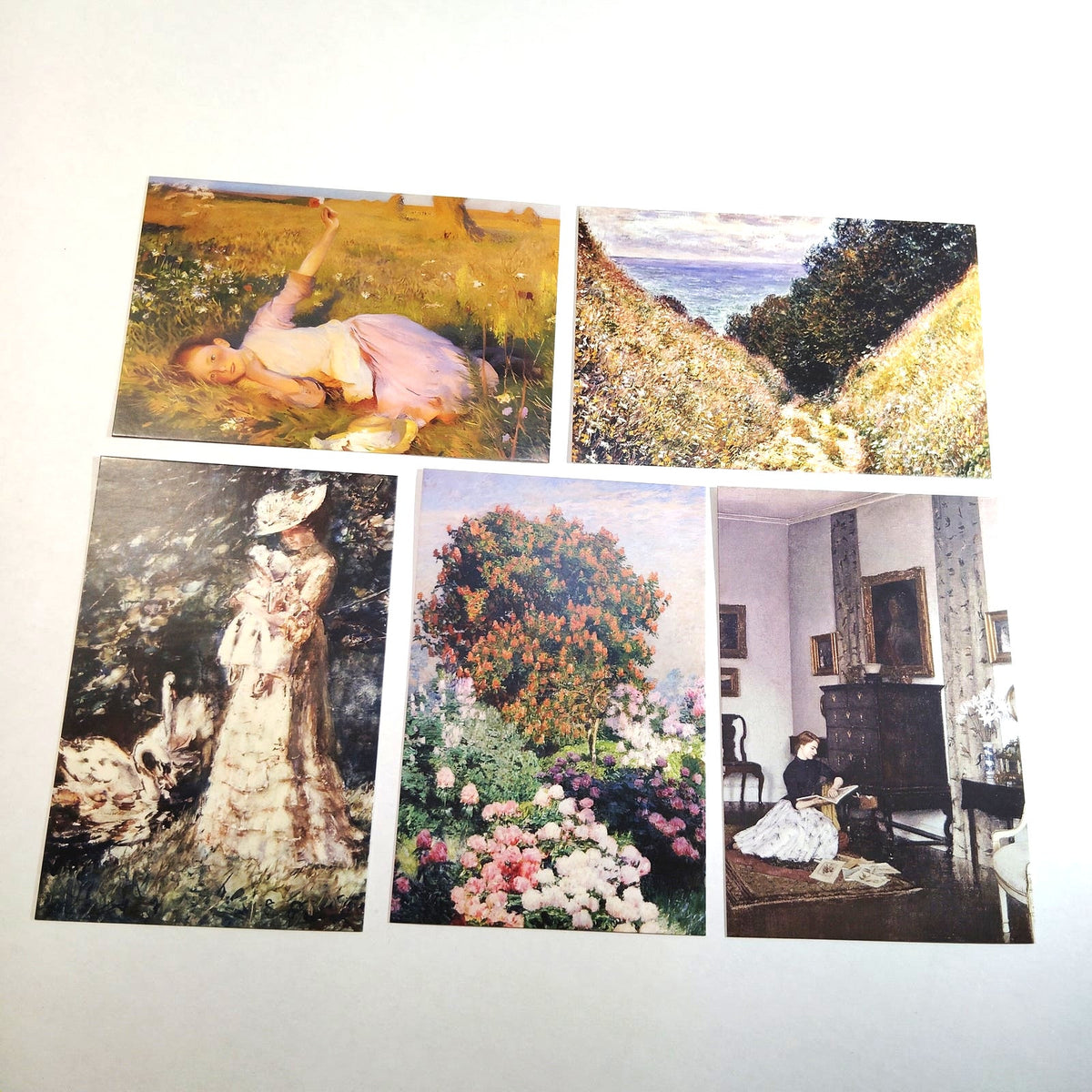 BIG4GROUP Victorian Impressionist Wall Art Print Set - Gallery Wall Decor
