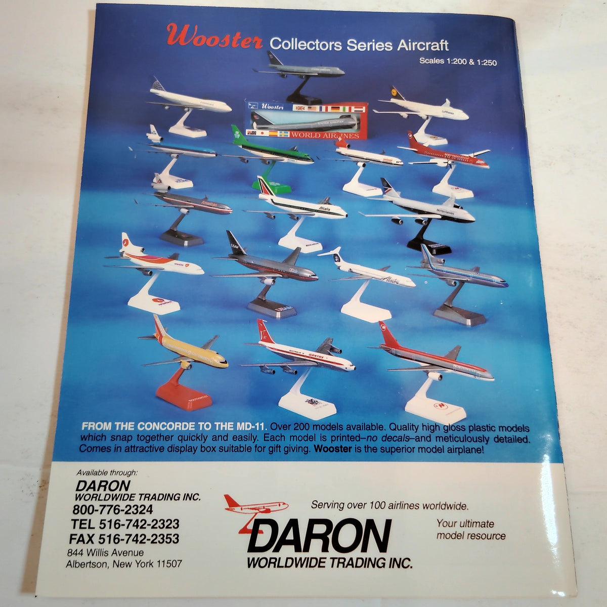 Vintage Airliners Magazine Mar/Apr 1994 Southern Birds of Paradise 727 Dive