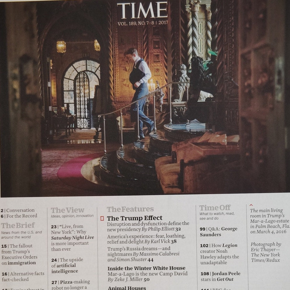 TIME Magazine Feb 27/Mar 6 2017 Trump Nothing to See Here Double Issue