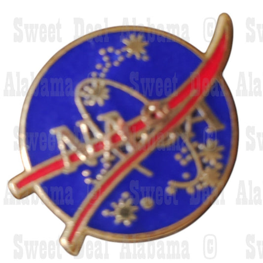 U.S. Space NASA Logo Collector's Hat, Lapel, Brooch Pin 7/8"W x 5/8"H