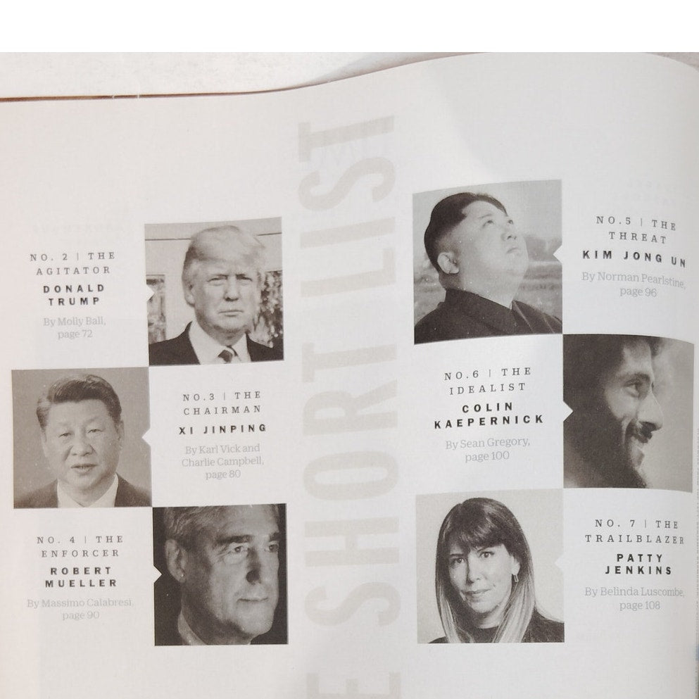Time Magazine December 18, 2017 Person of the Year: The Silence Breakers
