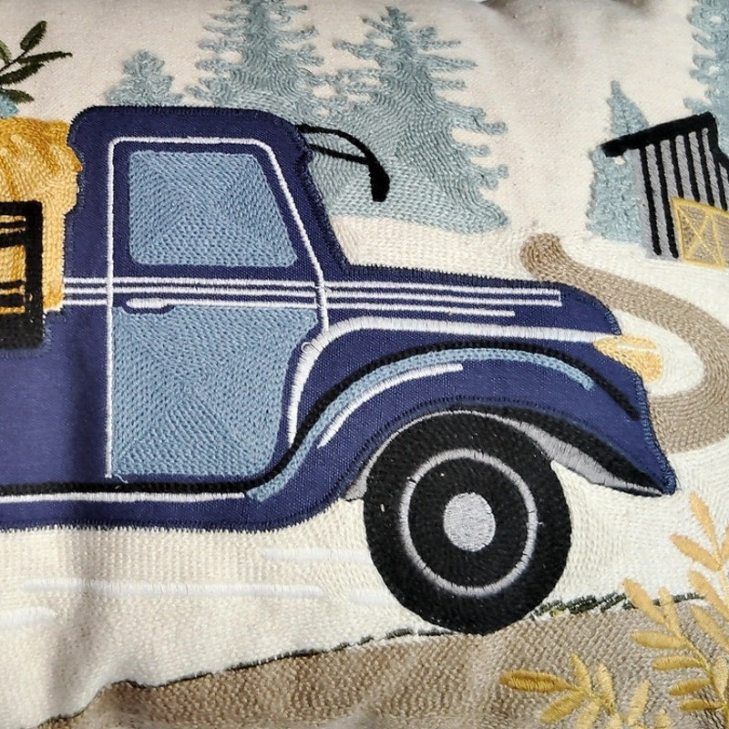 Fall Truck Lumbar Throw Pillow – 12 x 19 in – Nordstrom Rack