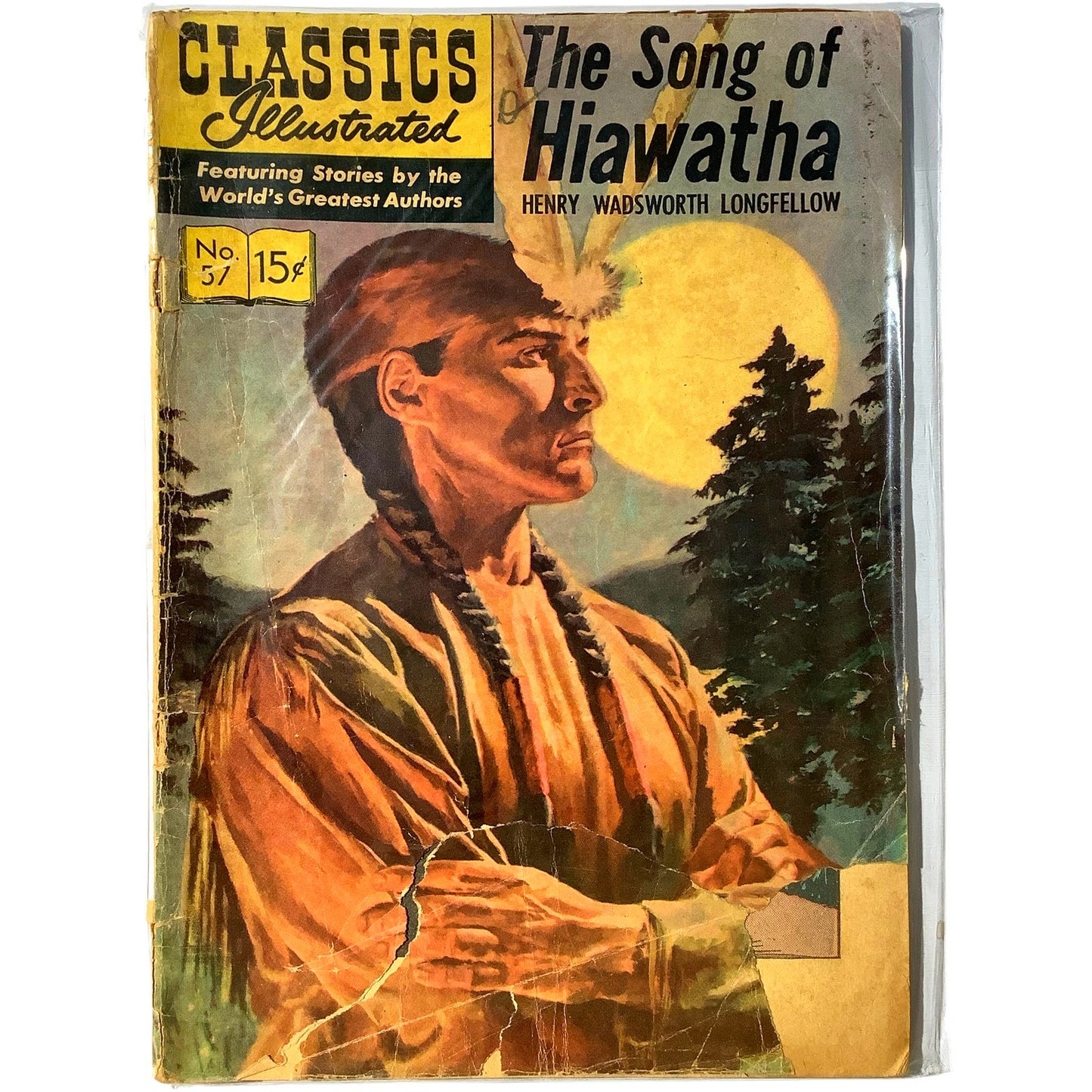 Classics Illustrated, The Song of Hiawatha #57, Henry Wadsworth Longfellow, 1950