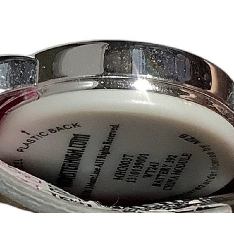 Monster High Girl's Wristwatch, Deco Leather Band, Non-Operable