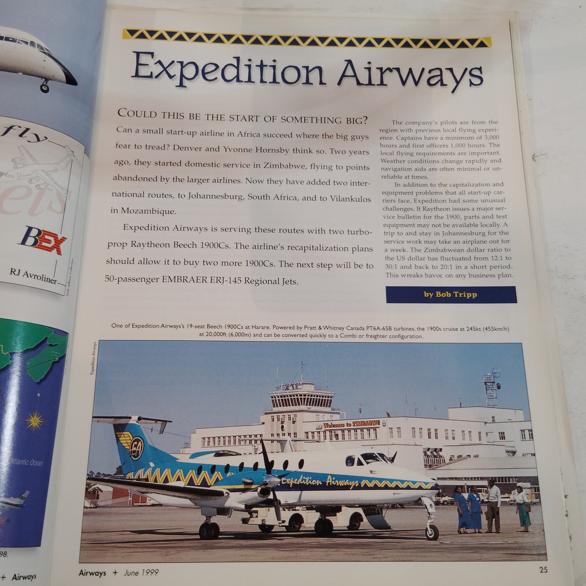 Airways Magazine - June 1999 Swissair Spreads Its Wings Aviation Collectible