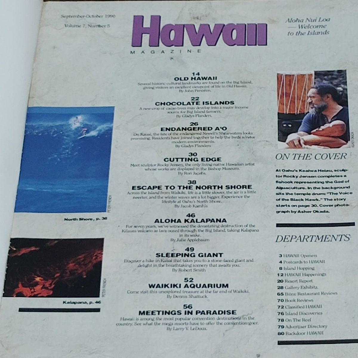 Hawaii Magazine September/October 1990 - Vintage Artist Activist Issue