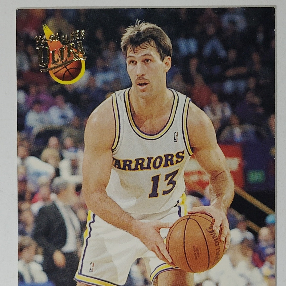 1993–94 Ultra Sarunas Marciulionis #67 – Warriors Guard VG/EX (Off-Center Foil)