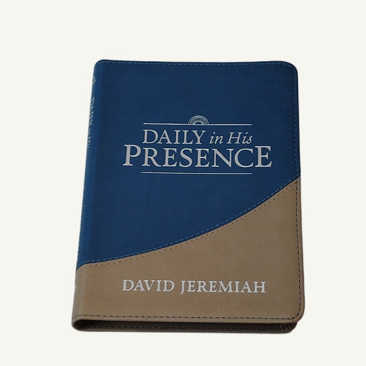 Daily in His Presence Devotional by David Jeremiah - 2019 Leather Softcover