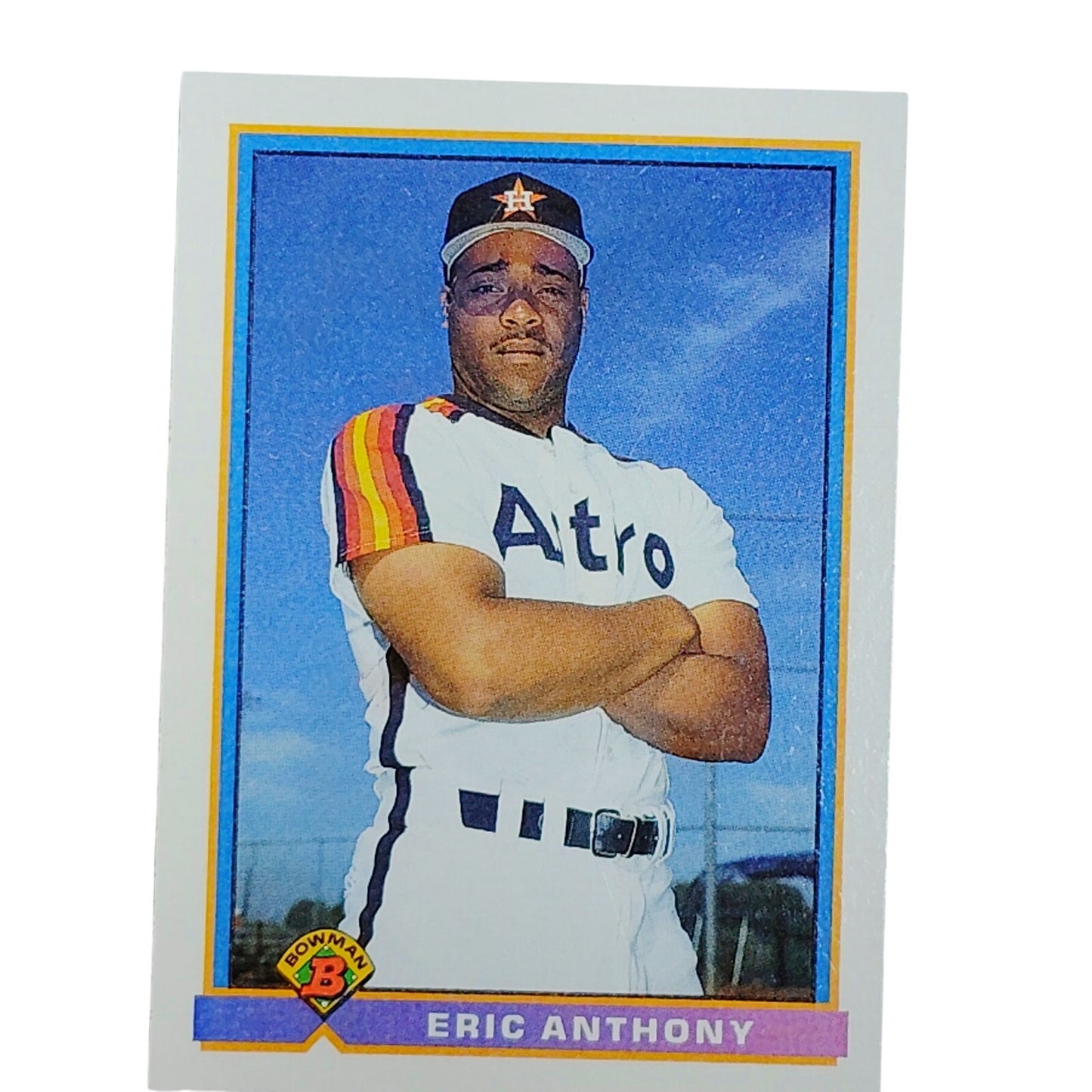 1991 Bowman #540 Eric Anthony Houston Astros Outfielder - VG/EX